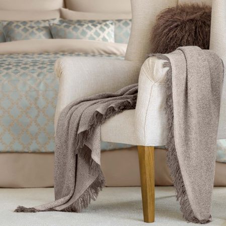 Плед Togas Кейсон серый букле 130х180 см