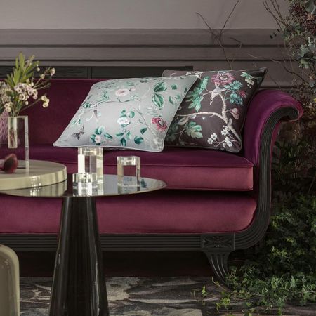 Подушка декоративная Togas Альфабия серая 45х45 см