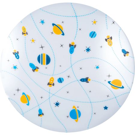 Светильник накладной Gauss Космос разноцветный 4000К 24 ВТ 38х6,3 см новая дверь светильник переключатель для ford explorer freestar ranger lincoln aviator mercury monterey mercury mountaineer 3l5t 14018 ba