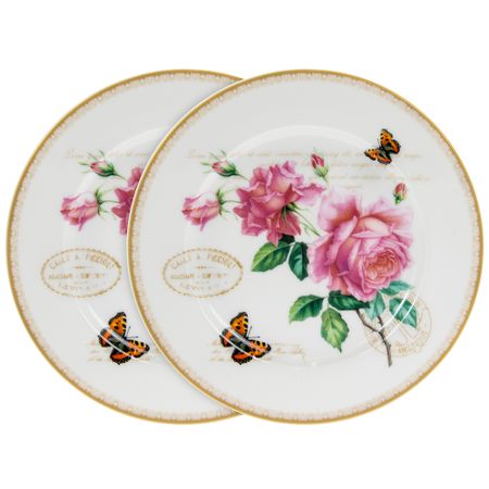 Тарелка Leonardo collection Роза редаут 2 шт 19 см