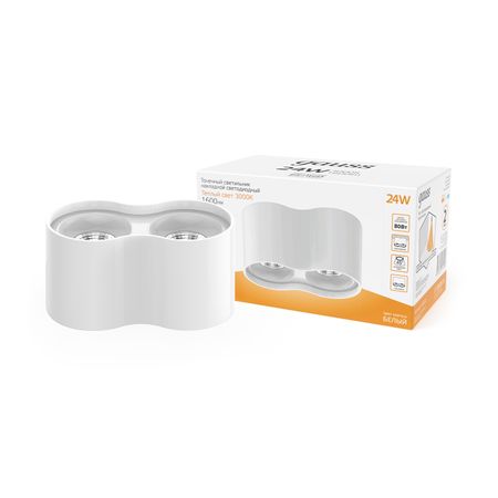 Светильник Gauss HD032 накладной LED 24W 3000K светодиодные потолочные светильники zshlzc черные и белые