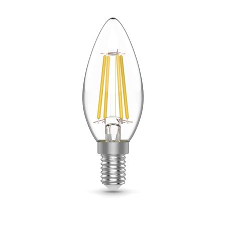 Лампа Gauss Basic Filament Свеча 5,5W 510lm 2700К Е14 LED (3 лампы в упаковке) 1/20 2 шт держатели лампочек для боковых фонарей 191941669 a для vw t4 transporter 1990–2003 гг держатель лампы цоколь аксессуары