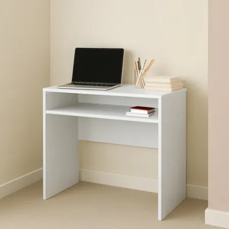 Письменный стол 75.4х75.8х38.6 см ЛДСП цвет белый