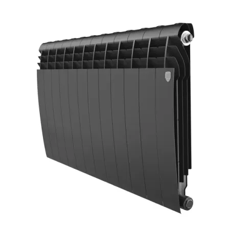 Радиатор секционный Royal Thermo BiLiner B 500/87 12 секций боковое подключение биметалл черный интеркулер для 91 95 toyota mr2 coupe 2d 2 0l dohc боковое крепление из алюминия