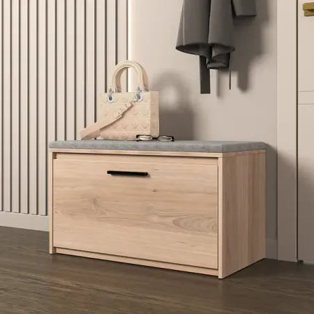 Банкетка Лион 80х49х41.7 см ЛДСП цвет дуб комано книга с наклейками ашан красная птица многоразовые расставь мебель в доме