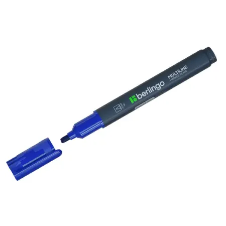 Маркер перманентный Berlingo синий 0.5-4 мм чернила для маркера zjmzym 50 мл