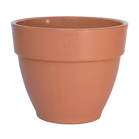 Горшок для растений и цветов Amо Лори 21x21x17.2 см v4 л пластик терракот