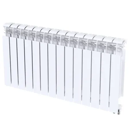 Радиатор секционный Le Heat Bimetal 500/100 14 секций нижнее подключение биметалл белый mhw 3bomber распределитель и тампер для эспрессо
