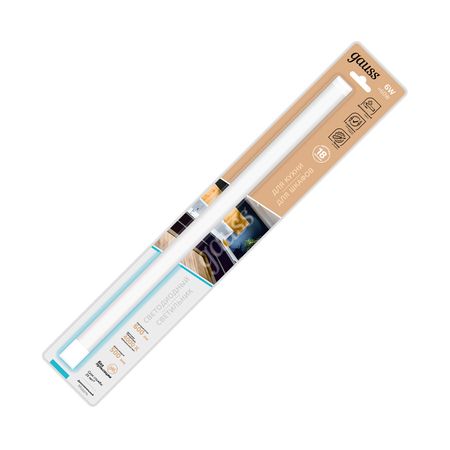 Светильник модульный дополнительный Gauss K 6W 4000K ADD сенсорные под cabinet светильники shineknot три а