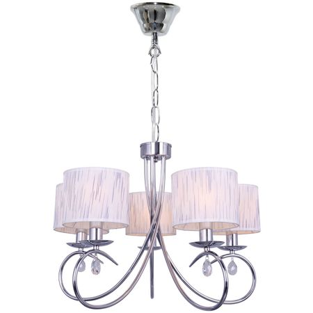 Люстра подвесная Toplight Mercy TL1193H-05CH люстра подвесная светпром лен 3х40вт е14 текстиль молочный