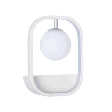 Бра Maytoni MOD431-WL-01-WS Белый с Серебром 1хG9х40W салатник anna lafarg конь 1 8л белый с серебром