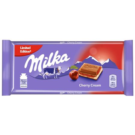 Шоколад Milka cherry cream 100 г