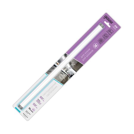 Светильник модульный дополнительный Gauss F 6W 4000K ADD сенсорные под cabinet светильники shineknot три а