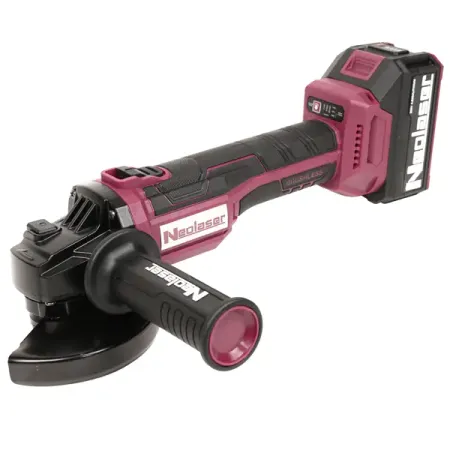 УШМ аккумуляторная Neolaser NAG125ACCUM2, 20 В Li-ion 2x4 Ач, 125 мм кнопки для угловой шлифовальной машины