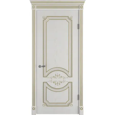 Дверь межкомнатная глухая Милана 80x200 см ПВХ цвет дуб бьянко с замком и петлями поли конверты с пузырчатой пленкой 100 шт