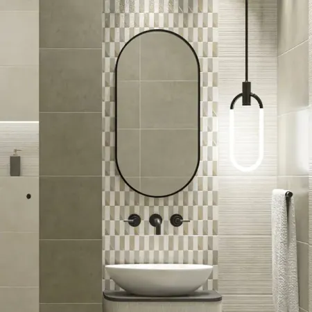 Декор Azori Catar Lantern 31.5x63 см матовый цвет бежевый