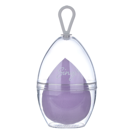 Спонж для лица SINGI Спонж косметический для макияжа лица яйцо фиолетовый лакомства happy jungle палочки для птиц мед и яйцо 3 шт 90 гр 90 г