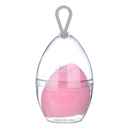 Спонж для лица SINGI Спонж косметический для макияжа лица срезанный розовый