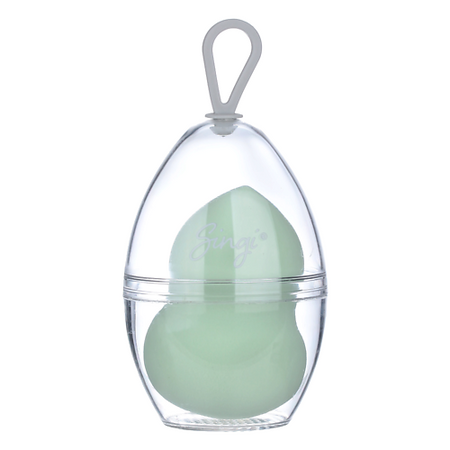 Спонж для нанесения макияжа SINGI Спонж косметический для макияжа лица гитара бирюза камни малахит бирюза