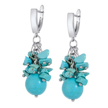 Серьги KOSHIKA Серьги Рококо из аметиста металлические ложки из аметиста