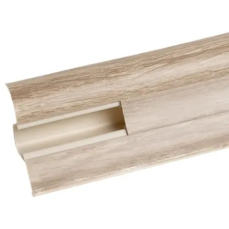 Плинтус Pro Дом ПВХ дуб авиньон 2200x23x55 мм