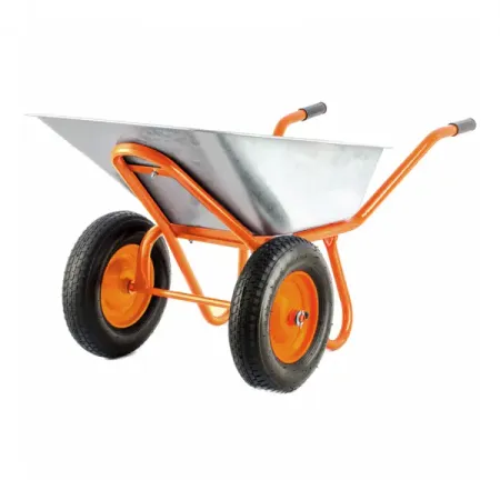 Садовая тачка Строймаш 2 колеса нагрузка до 320 кг 90 л оцинкованная сталь войлочные полировальные колеса rams bralin