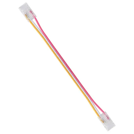 Коннектор соединительный для гибкой светодиодной ленты Apeyron Electrics 12-24 В 8 мм IP20 3pin разъемы для светодиодной ленты 2 3 4 5 6 контактные ip20