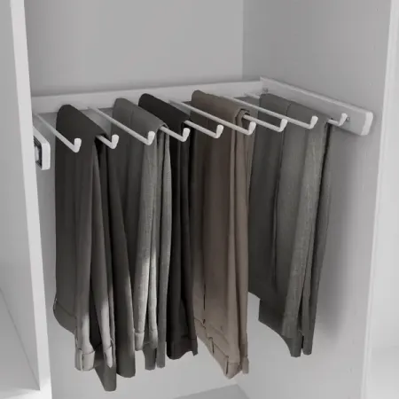 Брючница выдвижная 60х41.7 см металл цвет белый автомобильные шторки для багажника чехлы для honda hr v hrv hr v vezel rv 2022 2024 выдвижная стойка перегородки автомобильные аксессуары