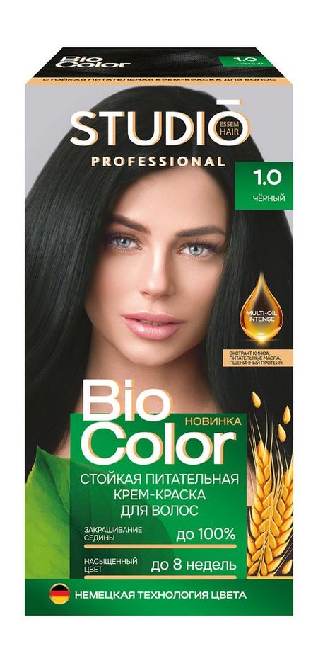 Studio Professional Biocolor Крем-краска для волос крем краска для волос biocolor стойкая 90 102 платиновый блондин