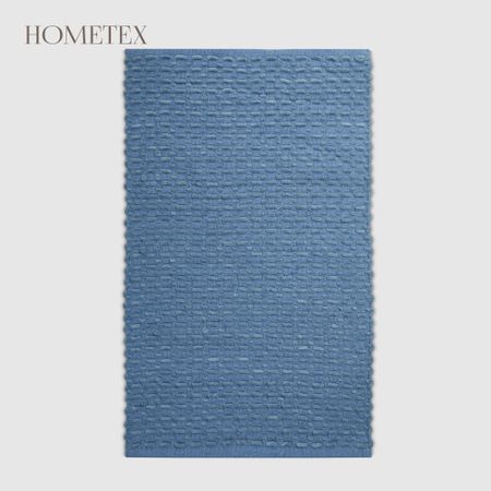 Коврик для ванной Hometex 60х90 см синий