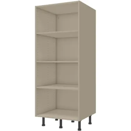 Каркас для кухонного шкафа-полуколонны 60x138x56 см ДСП цвет бежевый 5 шт тихие закрывающие скрытые демпферы для шкафа буферы для кухонного шкафа ящика мебельная дверная пробка фурнитура