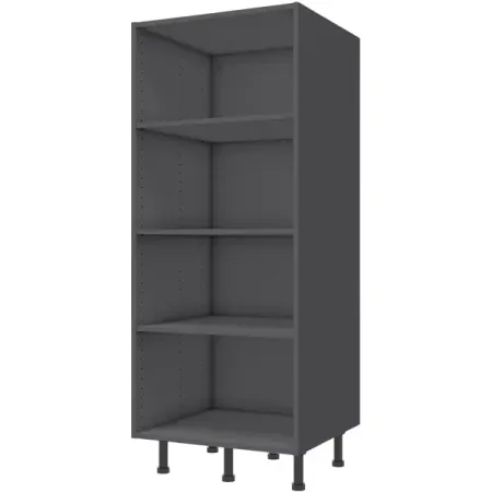 Каркас для кухонного шкафа-полуколонны 60x138x56 см ДСП цвет серый задняя боковая полка для флагштока багажник для мотоцикла полка для флага с регулируемым основанием для harley honda yamaha suzuki