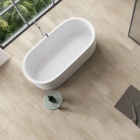 Глазурованный керамогранит Global Tile Almada_GT 19.8x80 см 1.584 м² матовый цвет бежевый