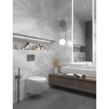 Керамогранит Incolor Royal Grey Carving Satin 120x60 см 1.44 м² сатинированный цвет серый