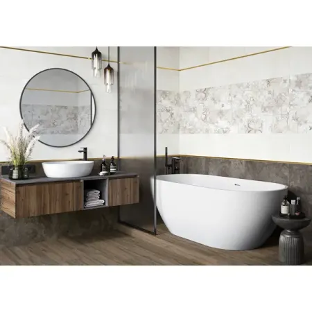 Настенная плитка Alma Ceramica Oxford 04 30x60 см 1.98 м² матовая цвет бежевый черные водонепроницаемые сумки для багажа oxford 600d e0d9 40 100 130 160 л