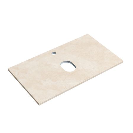 Столешница под раковину 80х46х2,1 см бежевая Sancos Kreman (TT80A2X)