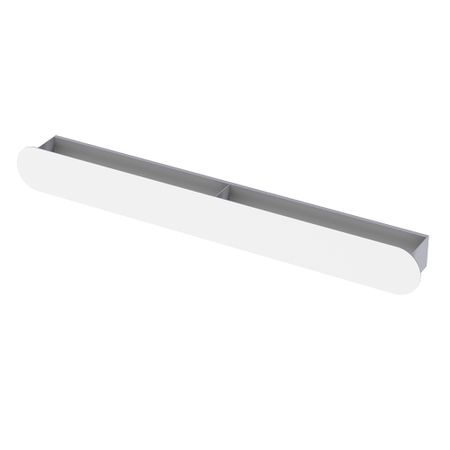 Полка для ванной Flow Round 800х92х90 мм металл белая (Fl-ro-m80-б) moonbiffy настенная полка для ванной и кухни