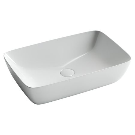 Раковина Ceramicanova Form 58 см накладная белая (CN2003) полка для ванны martika art of form морелла белая 1 шт в ассортименте