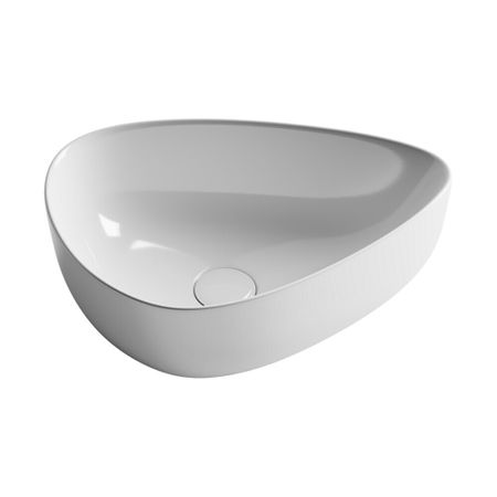 Раковина Ceramicanova Element 46 см накладная белая (CN5026) тест экспресс для ранней диагностики беременности и качественного определения хгч в моче in vitro имбиан иха 10мме мл