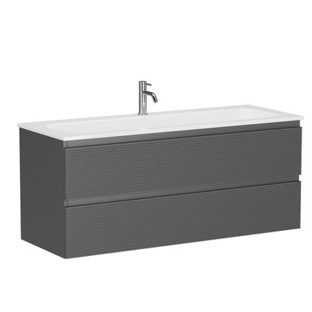 Тумба под раковину Sancos Folk 120 см подвесная grey soft (FL120GS)