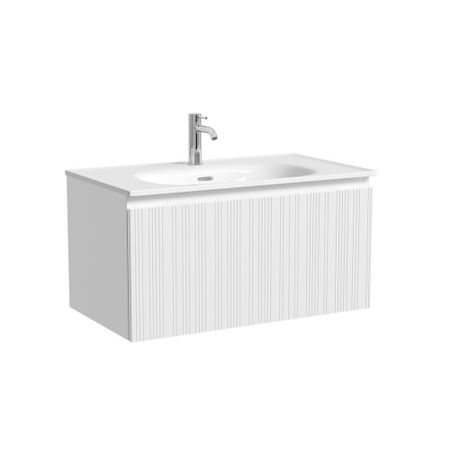 Тумба под раковину Sancos Code 80 см подвесная белая (CD80W)