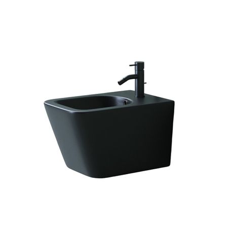 Биде Ceramicanova Metric подвесное (CN3008MB) электрическое портативное биде wower yf 350ml черное 2 3 л