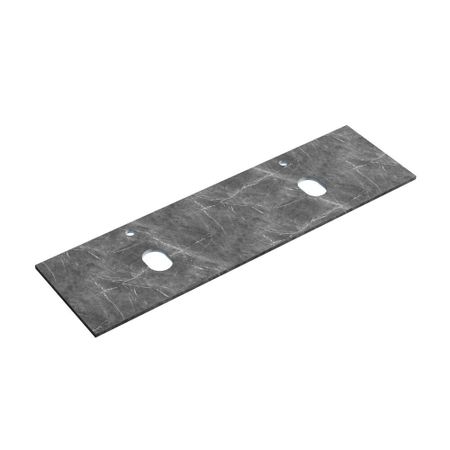 Столешница под раковину 160х46х2,1 см серая Sancos Black Sky (TT160A1X)