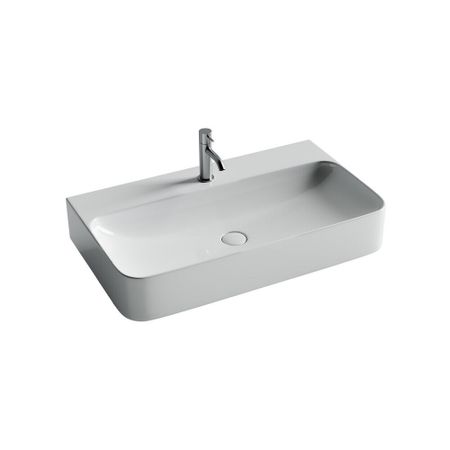 Раковина Ceramicanova Aura 80 см подвесная белая (CN2006)