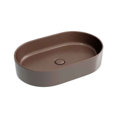 Раковина Ceramicanova Element 61 см накладная темно-коричневая матовая (CN6048MDB)