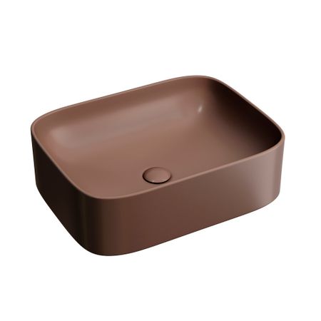 Раковина Ceramicanova Element 51 см накладная темно-коричневая матовая (CN6052MDB)