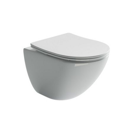 Унитаз подвесной Ceramicanova Mono безободковый белый с сиденьем дюропласт микролифт (CN1905) 2x для vw polo sedan 2010 2011 2012 2013 2014 2015 2016 2017 2022 гг зажим для автомобильного сиденья скользящая крышка предотвращает царапины