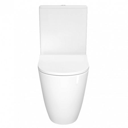 Унитаз-компакт Vitra Sento безободковый с горизонтальным выпуском с сиденьем микролифт белый (9830B003-7204) kingchange android 14 7 2 din автомобильное мультимедийное радио стерео для suzuki grand vitra 3 2005 2015 carplay auto gps 360 bt rds