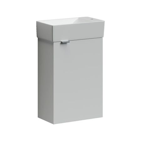 Тумба под раковину Sancos Mini 40 см подвесная правая белый глянец (MN35WR) sofirn sr20 mini 18350 белый и красный фонарик