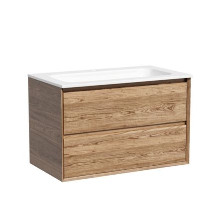 Тумба под раковину Sancos Marmi 2.0 80 см подвесная дуб чарльстон (MR2.080ECH)